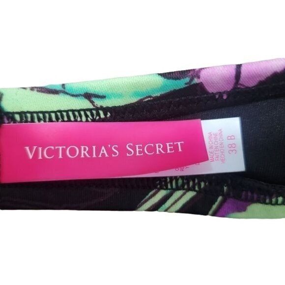 Victoria's Secret tropical floral palm 3 pc women's swimsuit bundle - Picture 6 of 8